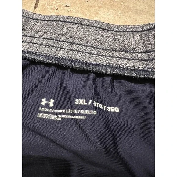 Under Armour Shorts Mens XXXL Blue Locker Athletic Performance 9" Inseam GYM NEW - Picture 3 of 8